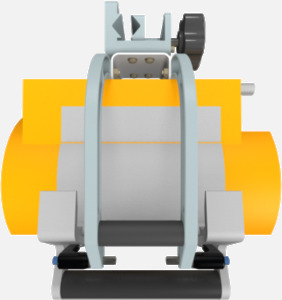 Hillaero OXYLOG FAA certified mountable bracket for Air Ambulance Airmed Helicopter or Fixed Wing Aircraft WITH UNITS TOP